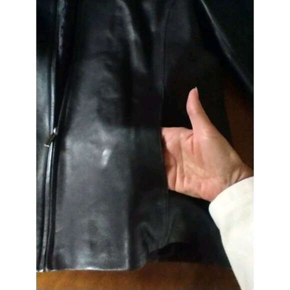 Wilson Leather Pelle Jacket Blk Thinsulate  Removable Lining  *SEE MEASUREMENTS! - Picture 10 of 14